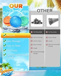 SOPPYCID Water-Balloons, Summer-Pool-Beach-Toys, Quick Fill Magnetic-Splash-Balls Silicone Latex-Free With Mesh Bag, Self-Sealing Water Bomb Games For Kids 3-12 Years Adult Outdoor Fun(12PCS) 15 SOPPYCID Water-Balloons, Summer-Pool-Beach-Toys, Quick Fill Magnetic-Splash-Balls Silicone Latex-Free With Mesh Bag, Self-Sealing Water Bomb Games For Kids 3-12 Years Adult Outdoor Fun(12PCS) -Folkmanis Toys Shop 51gl7vzrq9L