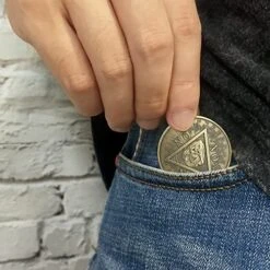 2 Pcs Yes No Challenge Coin Decision Maker Coin Lucky Coin For Collectors Metal Coin Collection Party Game Divination Supplies With All Seeing Eyes Or Death Skull Pattern -Folkmanis Toys Shop 51gmHmIA8OL