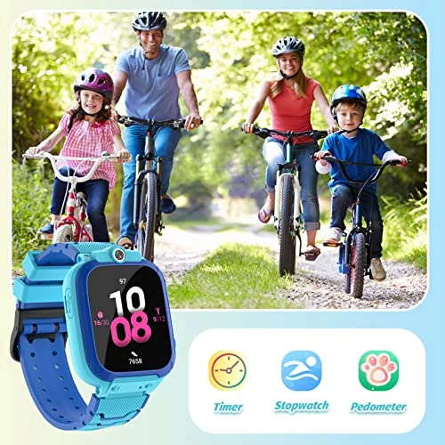 Kids Smart Watch For Girls Boys Ages 3-12 Years,Toddler Wrist Watch Mp3 Music Player 14 Puzzle Games With Dual Cameras Video Player/Recorder Pedometer Torch Children Birthday Festival Gifts Toys 8 Kids Smart Watch For Girls Boys Ages 3-12 Years,Toddler Wrist Watch Mp3 Music Player 14 Puzzle Games With Dual Cameras Video Player/Recorder Pedometer Torch Children Birthday Festival Gifts Toys - Image 6