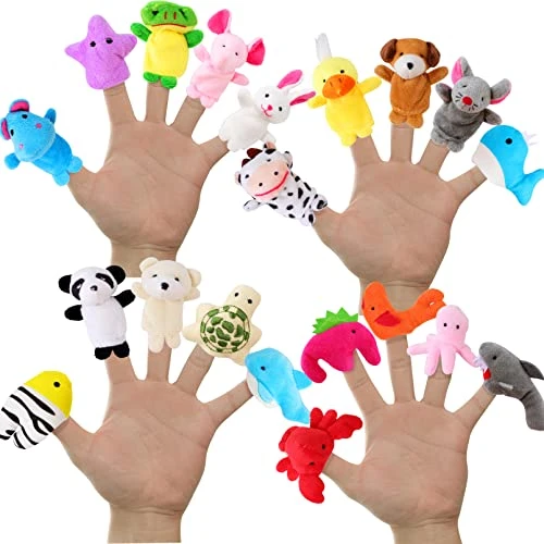 20Pcs Finger Puppets,Soft Plush Animals Finger Puppet,Story Time Finger Puppets,Different Mini Plush Finger Toy For Boys & Girls Playtime Schools 3 20Pcs Finger Puppets,Soft Plush Animals Finger Puppet,Story Time Finger Puppets,Different Mini Plush Finger Toy For Boys & Girls Playtime Schools