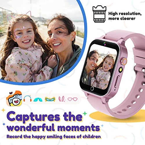 Ziegoal Kids Watch And Waterproof Camera Toys For 8-10 Years Old Girls, Toddler Christmas Birthday Gifts For Girls Age 5 6 7 8 9 7 Ziegoal Kids Watch And Waterproof Camera Toys For 8-10 Years Old Girls, Toddler Christmas Birthday Gifts For Girls Age 5 6 7 8 9 - Image 5