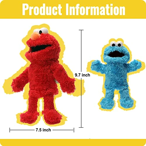 Wornma The Muppets Movie Soft Stuffed Plush Toy Cookie Monster Hand Puppet, Red Monster 4 Wornma The Muppets Movie Soft Stuffed Plush Toy Cookie Monster Hand Puppet, Red Monster - Image 2