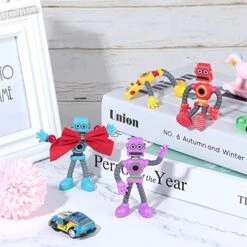 Fidget Toys Bendable Robot Figures Stress Relief Flexible Bendy Toys Robot Transforming Decompression Toys Robot Party Favors For Goody Bag Stuffers Goody Bags, Prizes, Pinatas, 4 Colors (32 Pcs) 13 Fidget Toys Bendable Robot Figures Stress Relief Flexible Bendy Toys Robot Transforming Decompression Toys Robot Party Favors For Goody Bag Stuffers Goody Bags, Prizes, Pinatas, 4 Colors (32 Pcs) -Folkmanis Toys Shop 51hBIsIXl8L