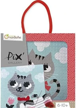 Avenue Mandarine 'Pix' Gallery' Cat Stitching Activity Set -Folkmanis Toys Shop 51hC7ZYZAeL. AC