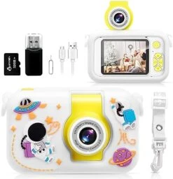 Kid Camera,ARNSSIEN Camera For Kid,2.4in IPS Screen Digital Camera,180°Flip Len Student Camera,Children Selfie Camera With Playback Game,Christmas/Birthday Gift For 4 5 6 7 8 9 10 11 Year Old Girl Boy -Folkmanis Toys Shop 51hIOmk2uL. AC