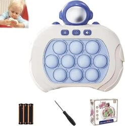 Pocket Game For Kids,Pocket Game Console For Kids,Cool Pocket Game Kids,Kids Breakout Speed Push Game Machine Decompression Toy,Focus Training Press Music For Kids Age 3+ (Astronaut, Rechargeable) -Folkmanis Toys Shop 51hNDEQeZQL. AC