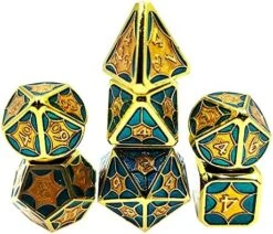 Seven Seas Pirates Metal Blood-Like Paint Splattered Antique Silver Dice Set With Hexagon Wooden Display Box And Magnetic Lid 29 Seven Seas Pirates Metal Blood-Like Paint Splattered Antique Silver Dice Set With Hexagon Wooden Display Box And Magnetic Lid -Folkmanis Toys Shop 51hNumeXZnL. AC