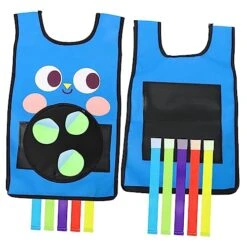 Totority 1 Set Sticky Jersey Kids Tank Tops Outside Toy Outside Kids Toys Sticky Ball Vest Game Props Outside Game Vests Parent-Child Tag Red Cloth Outdoor Kids Playset Game Vest