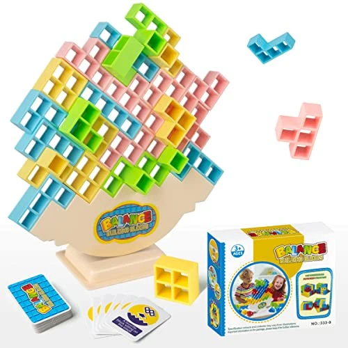 YISOOPEI 32pcs Stacking Toys Balance Building Blocks, Blocks For Kids Ages 4-8, 2 Player Games For Family Games For Kids And Adults,Travel Games Adult,Party Games. 3 YISOOPEI 32pcs Stacking Toys Balance Building Blocks, Blocks For Kids Ages 4-8, 2 Player Games For Family Games For Kids And Adults,Travel Games Adult,Party Games.