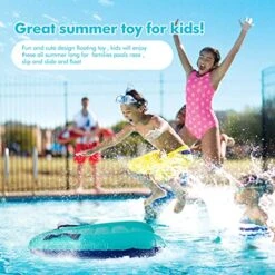 Inflatable Surf Body Board With Handles, Lightweight Swimming Floating Surfboard Aid Mat Learn To Swim, Beach Safety Theme Surfing Swimming Summer Water Fun Toy For Both Kids And Adult 17 Inflatable Surf Body Board With Handles, Lightweight Swimming Floating Surfboard Aid Mat Learn To Swim, Beach Safety Theme Surfing Swimming Summer Water Fun Toy For Both Kids And Adult -Folkmanis Toys Shop 51hUWaYV5bL