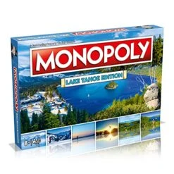 Lake Tahoe Monopoly Board Game, For 2 To 6 Players, Adults And Kids Ages 8 And Up, Buy, Sell And Trade Your Way To Success -Folkmanis Toys Shop 51hWlk6FRvL