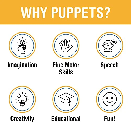 14" Bobby, Peach Boy, Hand Puppet 6 14" Bobby, Peach Boy, Hand Puppet - Image 4