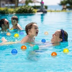 Reusable Water Balloons For Kids Adults 16 Balls, Self-Sealing Silicone Water Balloons Quick Fill Water Splash Balls, Summer Fun Outdoor Toys For Kids Ages 3+, Pool Toys, Water Park, Summer Party -Folkmanis Toys Shop 51hby0sKT3L