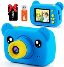 AILEHO Blue Kids Camera,Best Birthday Gifts And Christmas Toys For Boys Age 3 4 5 6 7 8 9, 2" Screen 1080p Children Digital Camera Allows Children To Retain Colorful Memorie,Complimentary 8G SD Card 14 AILEHO Blue Kids Camera,Best Birthday Gifts And Christmas Toys For Boys Age 3 4 5 6 7 8 9, 2" Screen 1080p Children Digital Camera Allows Children To Retain Colorful Memorie,Complimentary 8G SD Card -Folkmanis Toys Shop 51hdPFaO0wL. AC
