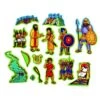 Little Folk Visuals Beginners Bible: David And Goliath Felt Learning Toy Set, Precut Felt Board Figures For Kids And Toddlers, 15 Piece Set -Folkmanis Toys Shop 51hiGJGP5vL