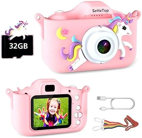 Kids Camera For Girls And Boys, Upgrade HD Digital Camera With Soft Silicone Cover, Toddler Camera Birthday Gifts Toys For Age 3 4 5 6 7 8 9 10 11 12,32GB SD Card,Video Recorder 1080P 10 Kids Camera For Girls And Boys, Upgrade HD Digital Camera With Soft Silicone Cover, Toddler Camera Birthday Gifts Toys For Age 3 4 5 6 7 8 9 10 11 12,32GB SD Card,Video Recorder 1080P - Image 8