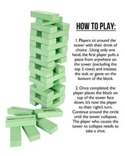 Buzzed Blocks Adult Drinking Game - 54 Blocks With Hilarious Drinking Commands And Games On 40 Of Them | Perfect Pregame Party Starter | Entertaining Party Game For Adults | Novelty Funny Gifts 13 Buzzed Blocks Adult Drinking Game - 54 Blocks With Hilarious Drinking Commands And Games On 40 Of Them | Perfect Pregame Party Starter | Entertaining Party Game For Adults | Novelty Funny Gifts -Folkmanis Toys Shop 51hr3lCZDoL