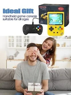 Fadist Handheld Game Console, Portable Retro Game Console, Built In 500 Classic Games,IdeIdeal Gift For Kids, Friend -Folkmanis Toys Shop 51hrHWGMO0L