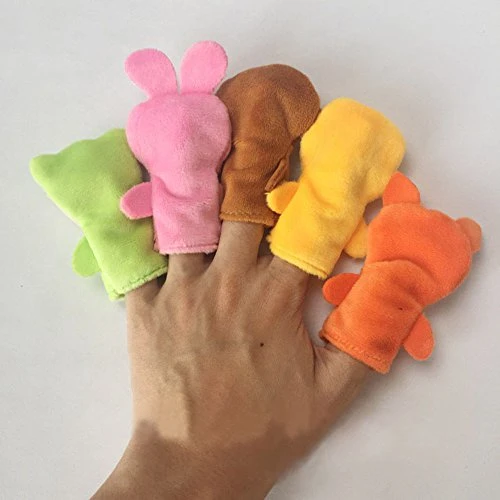 ARTEM Finger Puppets Different Cartoon Animal Soft Velvet Dolls Toys Finger Toys For Children Story Telling,Role Play,Novelty Educational(10Pcs) 7 ARTEM Finger Puppets Different Cartoon Animal Soft Velvet Dolls Toys Finger Toys For Children Story Telling,Role Play,Novelty Educational(10Pcs) - Image 5