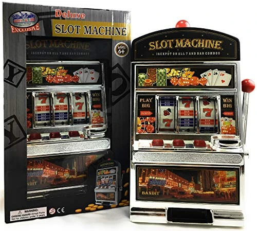 Matty's Toy Stop Deluxe Lucky 7's Slot Machine Bank With Jackpot Sound & Flashing Lights 3 Matty's Toy Stop Deluxe Lucky 7's Slot Machine Bank With Jackpot Sound & Flashing Lights