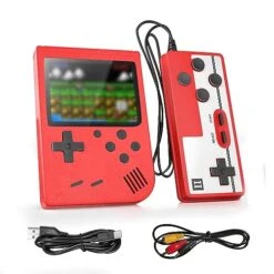 Portable Retro Game Player Handheld Game Console Color Screen Handheld Gameboy Support TV Two Players Gift For Kids And Adults-B||b