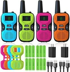 Walkie Talkies For Kids Rechargeable 2 Pack: Walkie-Talkies For Kids - Walky Talky For Kids - Long Range Outdoor, Hiking, Camping Toys For 3-12 Year Old Girls Boys Gifts Christmas Games 11 Walkie Talkies For Kids Rechargeable 2 Pack: Walkie-Talkies For Kids - Walky Talky For Kids - Long Range Outdoor, Hiking, Camping Toys For 3-12 Year Old Girls Boys Gifts Christmas Games -Folkmanis Toys Shop 51ibJWOoEgL. AC