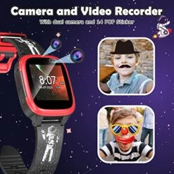 Toys For 3-8 Year Old Boys Kids Smart Watch For Kids With Dual Camera Educational Games Music Player Pedometer 12/24 Hr Touch Screen Toddler Watches Birthday Gift For Boy Age 4 5 6 7 8 -Folkmanis Toys Shop 51ihj0hfjnL