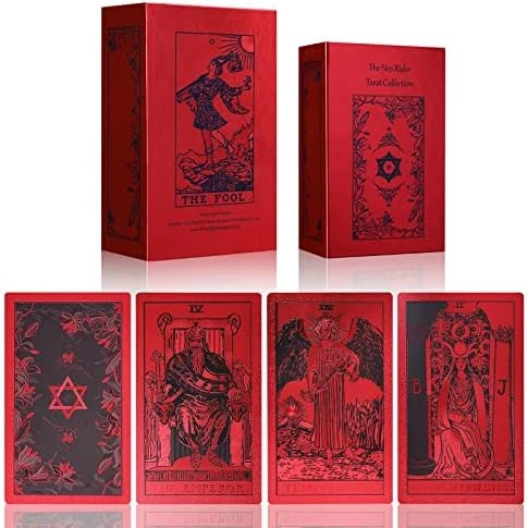 SOUL SPARKLE TAROT - Neo Rider Tarot Deck 7 Deadly Sins Collection, 78 Tarot Cards Deck With English Booklet, Rainbow Tarot Cards (The Iridescent Deck Inked (Blue Ink) 12 SOUL SPARKLE TAROT - Neo Rider Tarot Deck 7 Deadly Sins Collection, 78 Tarot Cards Deck With English Booklet, Rainbow Tarot Cards (The Iridescent Deck Inked (Blue Ink) - Image 10