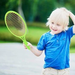 Alasum 2 Sets Sports Badminton Junior Plaything Kid Rackets Fun Ball Play Toddlers Toy Girls Outdoor Garden Beach Kids Plastic Racquet And Toddler Child For Children Boys Tennis Indoor -Folkmanis Toys Shop 51ilVdA3JFL