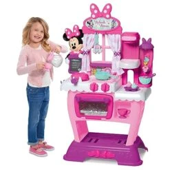 Disney Junior Minnie Mouse Happy Helpers Brunch Cafe, Play Kitchen Set For Kids, Officially Licensed Kids Toys For Ages 3 Up, Gifts And Presents, Amazon Exclusive 10 Disney Junior Minnie Mouse Happy Helpers Brunch Cafe, Play Kitchen Set For Kids, Officially Licensed Kids Toys For Ages 3 Up, Gifts And Presents, Amazon Exclusive -Folkmanis Toys Shop 51iwpv69bvL