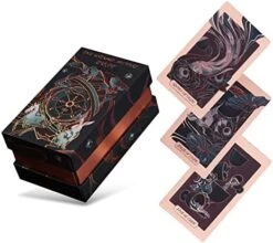 GENERIC The Untamed Mystery Tarot, Classic Tarot Cards Deck With Guidebook, Original Tarot Cards, Unique Tarot Deck Sets - A Wild 78-Card Tarot Deck With Original Art Style (The Argent Deck) -Folkmanis Toys Shop 51ixzhmkjxL. AC
