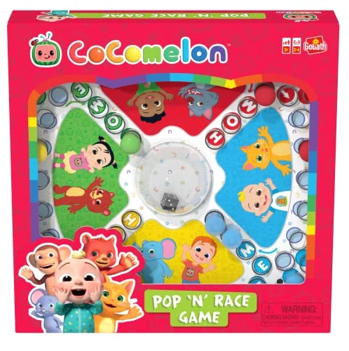 Goliath CoComelon - Pop 'N' Race - Features CoComelon Characters - No Reading Required! - Ages 3 And Up, 2-4 Players 3 Goliath CoComelon - Pop 'N' Race - Features CoComelon Characters - No Reading Required! - Ages 3 And Up, 2-4 Players