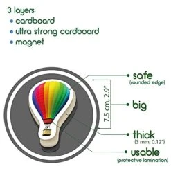 Magdum 25 Fridge Magnets For Toddlers - Transport Kids Magnets For Fridge - Toddler Magnets For Refrigerator - Magnetic Animals - Fridge Magnets For Kids - Animal Magnets - Toddler Fridge Magnets -Folkmanis Toys Shop 51j0U32do7S