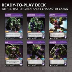 Transformers TCG: Devastator Deck | Ready-to-Play Deck | 46 Cards Incl. Devastator’s Combiner Team -Folkmanis Toys Shop 51j6ikWG8zL