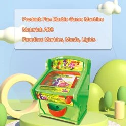Fistone Pinball Machine, Children's Dinosaur Marbles Game Machine, Electronic Tabletop Pinball Game With Lights & Sounds, Exercise Hand-Eye Coordination-Ideal Gift For Kids 3-6 Boys & Girls 9 Fistone Pinball Machine, Children's Dinosaur Marbles Game Machine, Electronic Tabletop Pinball Game With Lights & Sounds, Exercise Hand-Eye Coordination-Ideal Gift For Kids 3-6 Boys & Girls -Folkmanis Toys Shop 51jCLBh4u7L