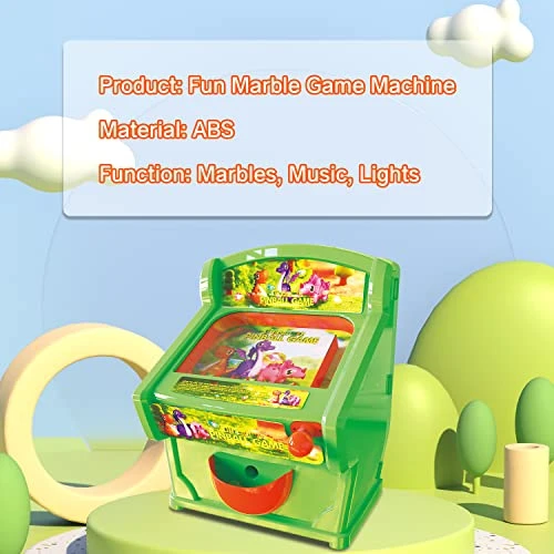 Fistone Pinball Machine, Children's Dinosaur Marbles Game Machine, Electronic Tabletop Pinball Game With Lights & Sounds, Exercise Hand-Eye Coordination-Ideal Gift For Kids 3-6 Boys & Girls 6 Fistone Pinball Machine, Children's Dinosaur Marbles Game Machine, Electronic Tabletop Pinball Game With Lights & Sounds, Exercise Hand-Eye Coordination-Ideal Gift For Kids 3-6 Boys & Girls - Image 4
