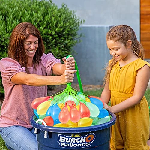 Bunch O Balloons Multi-Colored (10 Bunches) By ZURU, 350+ Rapid-Filling Self-Sealing Instant Water Balloons For Outdoor Family, Children Summer Fun - Total (100 Balloons) Colors May Vary 8 Bunch O Balloons Multi-Colored (10 Bunches) By ZURU, 350+ Rapid-Filling Self-Sealing Instant Water Balloons For Outdoor Family, Children Summer Fun - Total (100 Balloons) Colors May Vary - Image 6