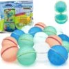 16 Pieces Reusable Water Balloons - Quick Fill,Self Sealing - Multicolor Refillable Water Bomb Splash Balls For Summer Water Fight Game Yard Party (Random Color) 2 16 Pieces Reusable Water Balloons - Quick Fill,Self Sealing - Multicolor Refillable Water Bomb Splash Balls For Summer Water Fight Game Yard Party (Random Color) -Folkmanis Toys Shop 51jIb7Lua0L