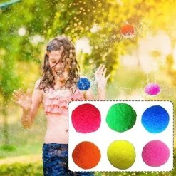 Jkapagzy Reusable Water Balls - Perfect Summer Toys For Pool And Backyard Fun, Water Balloons For Outdoor Games, Eco-Friendly Water Toys For Kids And Adults Boys And Girls -Folkmanis Toys Shop 51jIbs6qIXL