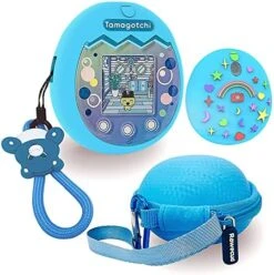 Carrying Case And Silicone Cover For Tamagotchi Pix Virtual Interactive Pet Game Machine, Protective Skin Sleeve Silicone Case For Tamagotchi Pix Get Game Accessories (Silicone Cover And Carry Case) 18 Carrying Case And Silicone Cover For Tamagotchi Pix Virtual Interactive Pet Game Machine, Protective Skin Sleeve Silicone Case For Tamagotchi Pix Get Game Accessories (Silicone Cover And Carry Case) -Folkmanis Toys Shop 51jO1I4lPPL. AC