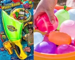 JA-RU Water Balloon Launcher W/Balloons & Quick Fill Water Filler Nozzle (2 Launcher Assorted) Water Bombs Slingshot Launcher Kids Water Toys. Outdoor Fun Family Games. Pool Party Summer Toys. 719-2 -Folkmanis Toys Shop 51jQazaEPRS