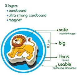 MAGDUM Zoo Magnetic Puzzles For Kids Ages 3-5 - Toddler Puzzle - Travel Toys For Kids Ages 3-5 - Magnetic Travel Games Baby Puzzle Kids Puzzle Toys - Puzzle For Preschooler Magnet Puzzles Games -Folkmanis Toys Shop 51jRlGqzeaL