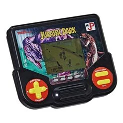 Hasbro Gaming Tiger Electronics Jurassic Park Electronic LCD Video Game, Retro-Inspired 1-Player Handheld Game, Ages 8 And Up