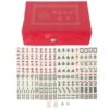 INOOMP Mahjong Sets Travel Mini Mahjong Set Traditional Chinese Version Game Portable Acrylic Material -Jong Tile Set With Carrying Case For Travel Friend Family Leisure Time Mini Toys 1 INOOMP Mahjong Sets Travel Mini Mahjong Set Traditional Chinese Version Game Portable Acrylic Material -Jong Tile Set With Carrying Case For Travel Friend Family Leisure Time Mini Toys -Folkmanis Toys Shop 51jrGqyXIiL