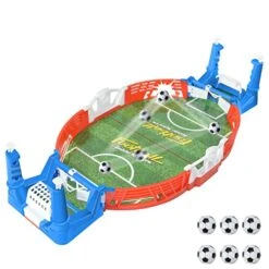 Mini Foosball Games, Tabletop Football Soccer Pinball For Indoor Game Room, Table Top Foosball Desktop Sport Board Game For Adults Kids Family Game Night Fun
