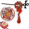 Bey Battle Burst B-111 No.1 Crash Ragnaruk.11R.Wd Booster Starter + LR Sparking String Launcher (Left & Right Turning) & Grip -Folkmanis Toys Shop 51k5Vy8denL