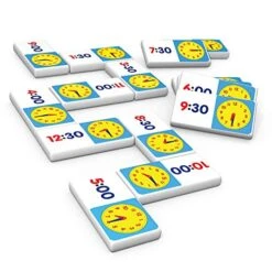 Junior Learning JL486 Time Dominoes -Folkmanis Toys Shop 51k5qEPEB8L