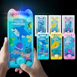 KOIJUMP Handheld Water Ring Toss Games,3 Packs,Travel Toys,Road Trip Essentials Kids,Retro Toys,Game Aqua Toy For Kids And Adults (Ocean) -Folkmanis Toys Shop 51k5uvLyML. AC