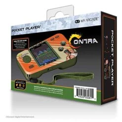 My Arcade Contra Pocket Contra And Super Contra, CO/VS Link For CO-OP Action, Full Color Display, Volume Controls, Headphone Jack, Battery Or Micro USB Powered (DGUNL-3281) - Electronic Games -Folkmanis Toys Shop 51kHyBZ1WzL