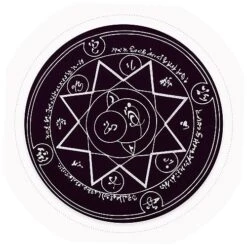 BESTOYARD 5pcs Divination Altar Astrology Witchcraft Prop Black Board Table Tablecloth Purple Cards Dining Supplies Game Cover Reading Creative Special Cm Pad Mat Square Pagan Tarots Desk